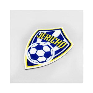 Phù Hiệu Nhà Sản Xuất Sắt Trên Tùy Chỉnh Câu Lạc Bộ Bóng Đá Tên Logo Bóng Đá Jersey Dệt Crest Các Bản Vá Lỗi Cho Đồng Phục - Product Image 4