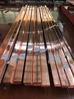 Barre omnibus en cuivre pur 99.99% Prix de barre plate en cuivre personnalisé pour centrale électrique 85*10*5000mm