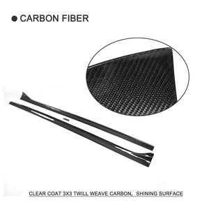 Faldones Laterales de Fibra de Carbono S5 para Parachoques de Coche, Paneles de Protección para <span class=keywords><strong>Audi</strong></span> <span class=keywords><strong>A5</strong></span> S5 de 2 Puertas 08-16 - Product Image 4