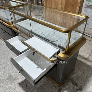 Sang trọng bán lẻ đồ trang sức cửa hàng thiết kế truy cập Bảng hiển thị đồ trang sức cửa hàng đồ nội thất đồ trang sức thủy tinh giới thiệu Đèn Led - Product Image 6