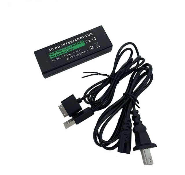 2025 AC Adaptor for PSPGo Adapter Charging Cable Data Cord EU/US Plug 5V Home USB Charger Power Supply for Pspgo Charger
