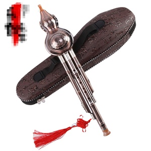 <span class=keywords><strong>Flauta</strong></span> cucurbit <span class=keywords><strong>Hulusi</strong></span> con estuche resina de tres tonos color bronce C-flat/B-flat instrumento de música clásica <span class=keywords><strong>china</strong></span> - Product Image 1