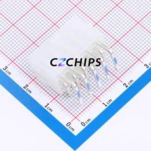 HX-5569-2x5AW Wire-to-Board Pin Header Bent Lead Through Hole,P=4.2mm Connector 2x5P 4.2mm Right Angle Insert Mini-Fit (MX 4.2) - Product Image 2