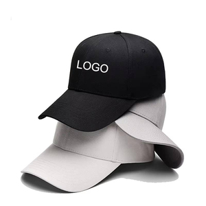 Casquette de baseball en coton 100% de haute qualité, 6 panneaux, avec logo brodé personnalisé, casquette de papa - Product Image 1