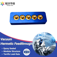 Conector Coaxial Tipo D de 18 GHz con 5 SMA y Conexión RF Roscada