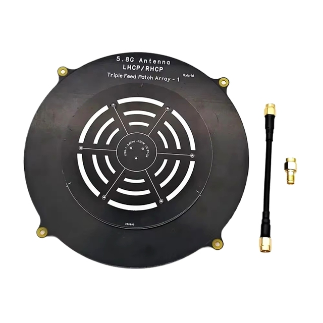 5.8GHz 14dBi High Gain FPV Patch Antenna, Pagoda Style LHCP RHCP for Long Range RC FPV Receiver and Monitor, Stable Signal