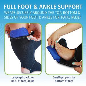 Venta al por Mayor de Envolturas de Compresión para Tobillo con Terapia de Frío y Calor, Bolsa de Gel para Hielo para Tobillo, Bolsa de Compresión Fría y Caliente de Alta Calidad - Product Image 5