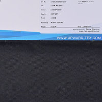 100% nylon6.6 uni teint 1000D BK couleur noire tissus super haute résistance pour sacs tactiques sac à dos