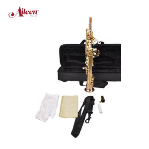 Saxophone <span class=keywords><strong>Sopranino</strong></span> à clé BE laquée or de qualité générale SPSP-G501G - Product Image 3