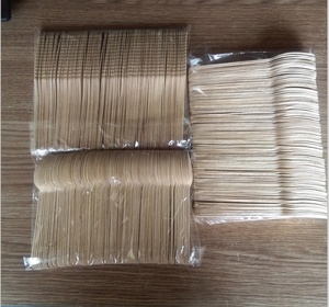 Bán Buôn Dùng Một Lần Bạch Dương Nĩa Gỗ/Muỗng/Dao - Product Image 1