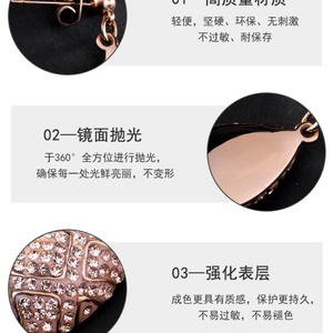 Pendientes de Aro con Diseño de Gota de Agua, Versátiles, de Lujo Ligero, Vintage, Brillantes, Exquisitos, de Acero Inoxidable, Chapados en Titanio, para Mujer - Product Image 6