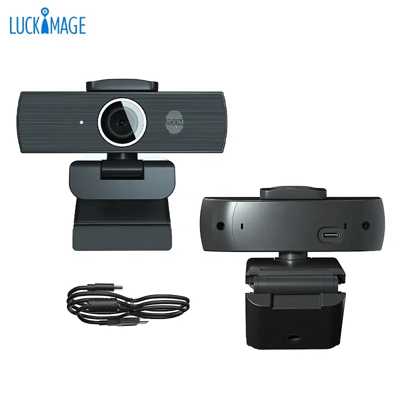 Luckimage Kamera Web Komputer Eksternal, Kamera Web 60fps Streaming 8mp Pc 60fps 4K