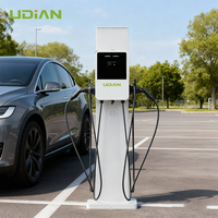 Station de recharge rapide pour véhicules électriques, 22 kW*2, NACS 32A, commerciale, à poser au sol, pour la fabrication