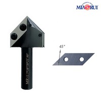 Miaorui Bois 90 ° 120 ° V Type Remplaçable Carbure Insert Fraise Dalle Aplatissement CNC Spoilboard Surfaçage Routeur Bit