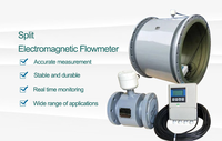 Medidor de Flujo Electromagnético Integrado para Agua, Diésel, Alcohol y Líquidos, con Conexión de Abrazadera