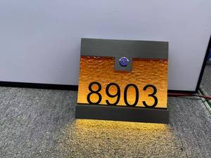 Plaques de porte en laiton métallique modernes, durables et personnalisées <span class=keywords><strong>pour</strong></span> monuments funéraires - Product Image 4