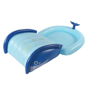 Piscine gonflable en forme de baleine pour enfants, toboggan aquatique intérieur, matériau PVC, piscine pour bébé, usage domestique - Product Image 5