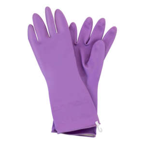 Guantes de Látex con Encaje, Multitamaño, Color Violeta VN, Guantes Desechables de Protección para Cocina, Baño, Cocinar y Limpiar - Product Image 1