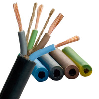 Câble en caoutchouc YZ résistant aux intempéries, isolé en EPDM, 300/500V, flexible, pour extérieur, classe 5, gaine en cuivre CPE