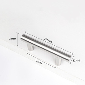 Poignées <span class=keywords><strong>de</strong></span> tiroir réglables en acier inoxydable <span class=keywords><strong>de</strong></span> qualité supérieure pour armoire, commode et placards <span class=keywords><strong>de</strong></span> cuisine - Poignées et boutons carrés modernes - Product Image 1