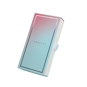 Emballage en carton rigide de luxe avec logo personnalisé, coloré, impressionnante boîte cadeau à tiroir, vente chaude - Product Image 1