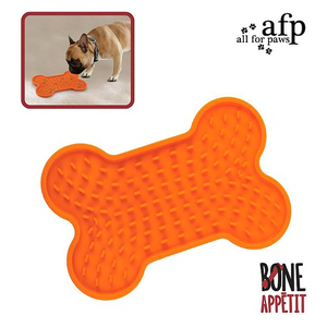 AFP Stress Relief Bone/Woofle/<strong>Duck</strong>/Ice Cream Silicone Pet Lick Mat Dog Lick Pad Slow <strong>Feeder</strong> Pet Licking Mat With Suction Cups - Product Image 2
