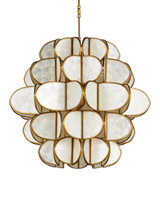 Luminaire suspendu nordique personnalisé, lustre en forme de coquille de fleur multicouche pour table à manger, hall d'hôtel, forme allongée