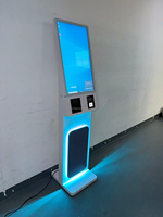 Kiosque photo tactile 27 pouces avec lecteur NFC, lecteur de codes-barres, SDK et terminal de paiement