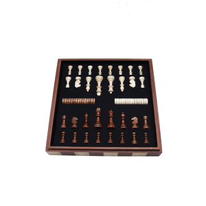 Tùy Chỉnh Handmade Rắn Bằng Gỗ Chuyên Nghiệp Cờ Vua Hộp Và Miếng Đặt Cờ 2 Trong 1 Kết Hợp Trò Chơi Cho Cổ Điển Cờ Bộ Quà Tặng - Product Image 4