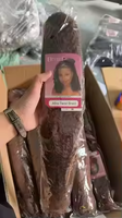 Cheveux synthétiques Marley Twist pour tresses, 24 pouces, afro crépu, fibre haute température, en vrac pour tresses, vente en gros