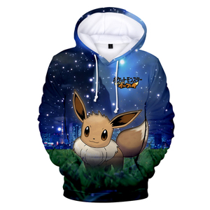 <strong>Pikachu</strong> <strong>Hoodie</strong> for Go 3D Oversized Anti-Wrinkle Breathable Sweatshirts for Men/Women Kawaii Anime Harajuku Designer Clothes - Product Image 6