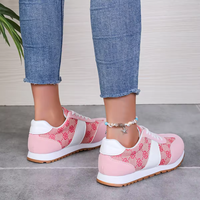 Nouvelles chaussures décontractées, baskets à lacets en toile, chaussures décontractées pour femmes, chaussures décontractées de créateur pour femmes, baskets de créateur pour femmes