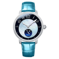 Conception et fabrication en usine de montres mécaniques lumineuses en acier, de petite taille, d'occasion, de type similaire, pour les marques privées des clients