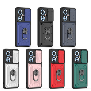 <span class=keywords><strong>Funda</strong></span> Protectora Magnética a Prueba de Golpes PinJun para <span class=keywords><strong>OPPO</strong></span> <span class=keywords><strong>Reno</strong></span> 11F con Soporte de Anillo, <span class=keywords><strong>Funda</strong></span> para Teléfono Móvil de TPU+PC+Metal - Product Image 1