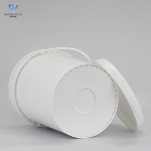 Nhà Máy Bán Buôn 18L Nhiệm Vụ Nặng Nề Trắng Nhựa Xô Với Nắp Xử Lý Cấp Thực Phẩm Sơn Dầu PP Thùng Trống Pails & Thùng - Product Image 5