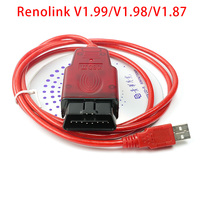 Renolink V1.99 pour Renault OBD2 voiture Diagnostic Auto outil ECU puce Tuning Airbag réinitialiser V1.87 ECM UCH programmeur de clé