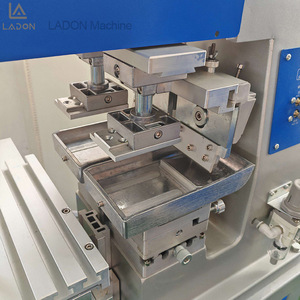 2 컬러 패드 인쇄 기계 스케일 자 Faience 라운드 트레이 빠른 전기 빅 사이즈 7 인치 잉크 트레이 패드 프린터 8 인치 - Product Image 4