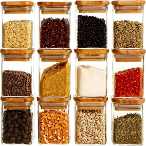 Pot de conservation en verre miniature de 120 <span class=keywords><strong>ml</strong></span> pour la cuisine, pot de conservation de qualité alimentaire pour la maison, anti-humidité, pour sel, poivre, sucre, épices - Product Image 3