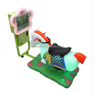 FunTime Écran LCD 17 pouces Machine d'arcade pour enfants Vidéo électrique <span class=keywords><strong>Voiture</strong></span> d'équitation Forme de guirlande attrayante Pas de jeux à pièces - Product Image 3