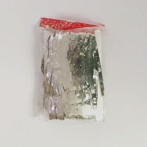 Cortina de Seda con Franjas de Color Dorado Brillante para Decoración de Escenarios de Boda, Cortina de Borlas - Product Image 4