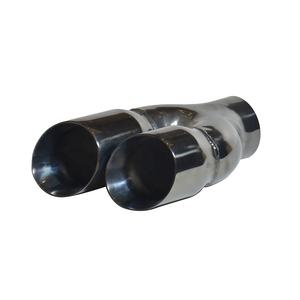 NOUVEAU tuyau d'échappement embout de silencieux titane universel double tuyau d'échappement y tuyau d'échappement - Product Image 3