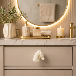 AK Brass Horse Head Metal Wardrobe <b>Knob</b> Cream Finish Customized Cabinet <b>Dresser</b> Furniture Handle Decorative <b>Knob</b> - Product Image 3