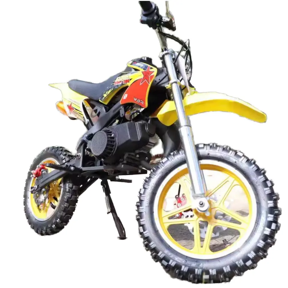 Minibike/pocketbikes 49CC vélo de poche en acier pour l'extérieur tout-terrain pour les enfants de 8 à 12 ans avec deux roues