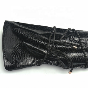 Bottes hautes tendance à imprimé mode avec lanières, grande taille 43, pour femme, à talon fin, bout pointu, cuissardes longues - Product Image 6