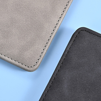 Porte-cartes de immatriculation et d'assurance en cuir PU personnalisé avec logo, fin et gaufré, pour boîte à gants de véhicule