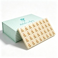 Boîte d'emballage magnétique de luxe personnalisée pour tuiles de mahjong avec logo imprimé, estampage à chaud doré, boîtes rigides à vendre