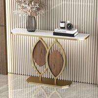 Table console en pierre de style chinois de luxe, super étroite et élargie pour le salon et l'entrée