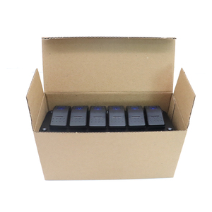 Panel de interruptores basculantes de 6 vías y 2 posiciones, impermeable, de 5 pines, <span class=keywords><strong>ON</strong></span>/OFF, precableado, 12V-24V, con interruptores LED marinos para coche, camión, barco, RV - Product Image 6