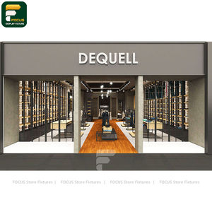 Expositor de Ropa Minimalista para Boutique, Armario Colgante Delgado de Pared, Área Visual de Tonos Suaves - Product Image 3