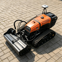 Tondeuse robot autonome 38HP RTK GNSS à commande à distance pour l'agriculture de précision et l'entretien des exploitations agricoles